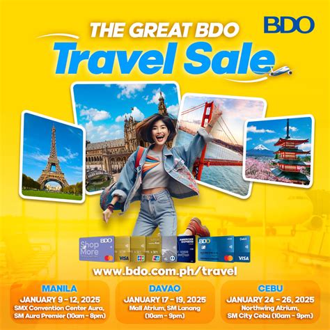bdo travel deals.